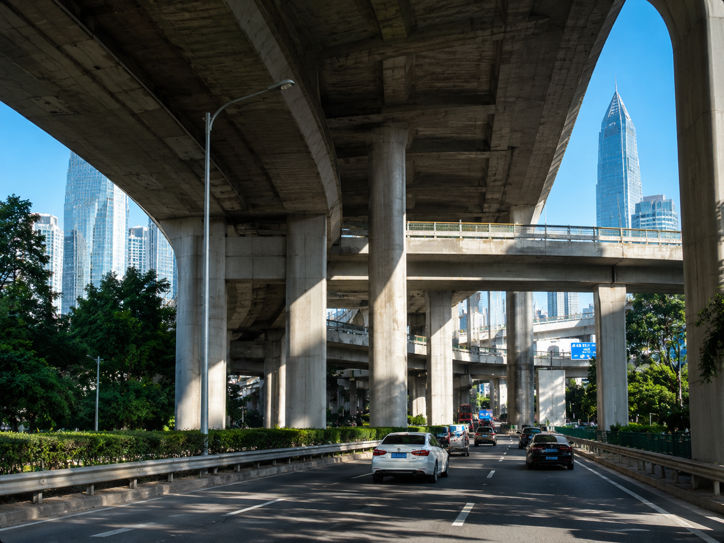 Multi-layer overpass