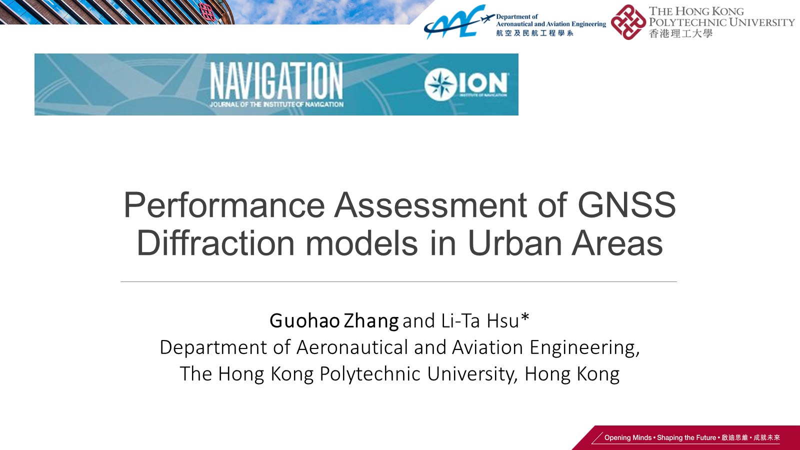 ION Webinar: GNSS diffraction models in urban areas